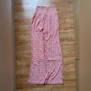 Billabong Pink White Pants